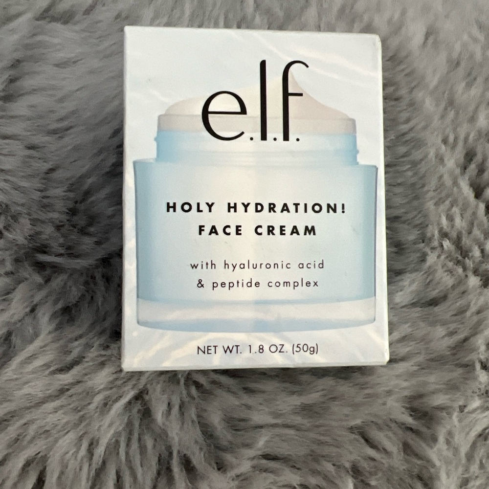 e.l.f Skin Holy Hydration Face Cream Hyaluronic Acid 1.8 oz. E12B
